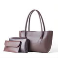 Carry tote set of 3 bag Maroon